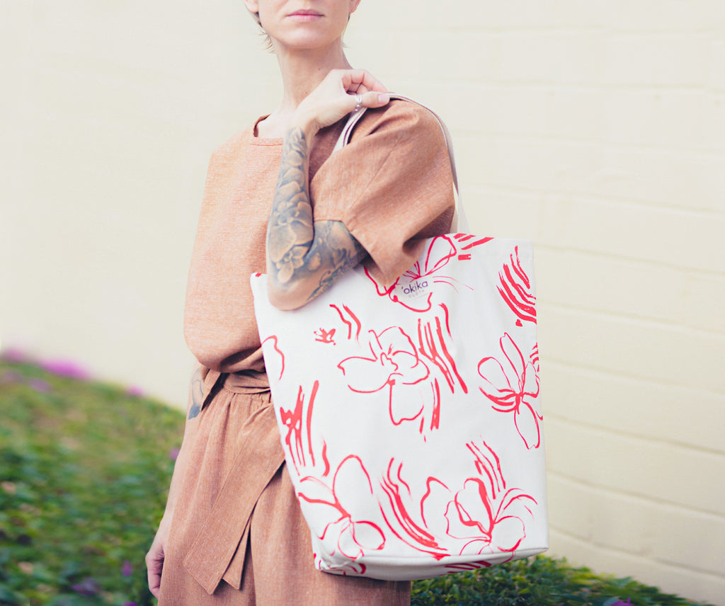 Conical Tote - 'Okika Cloth