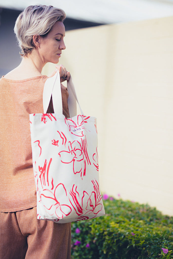 Conical Tote - 'Okika Cloth