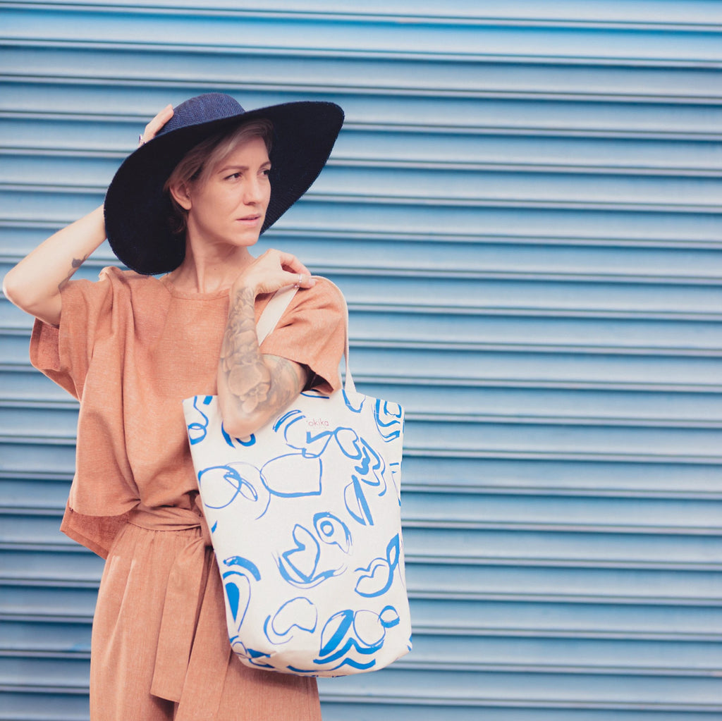 Conical Tote - 'Okika Cloth