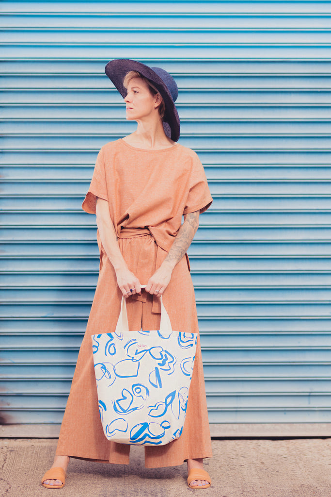 Conical Tote - 'Okika Cloth