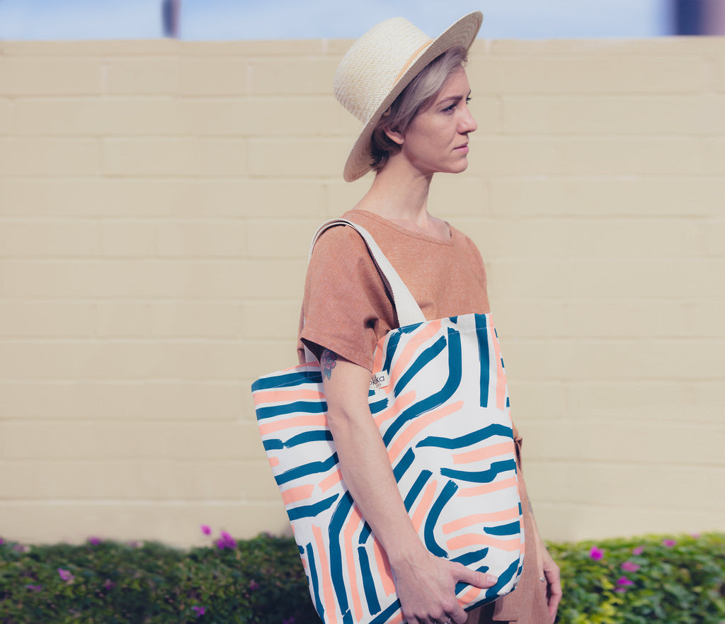 Conical Tote - 'Okika Cloth