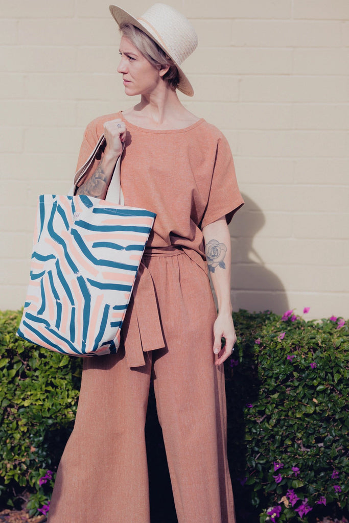 Conical Tote - 'Okika Cloth