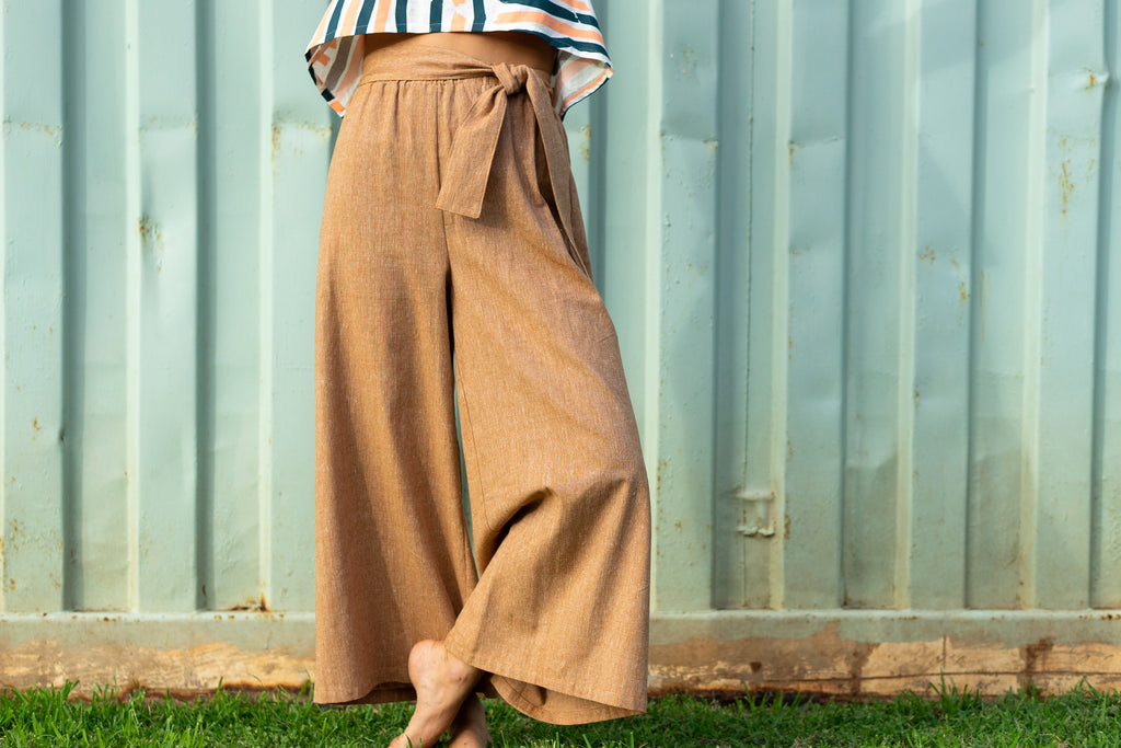 Tie Trouser - 'Okika Cloth