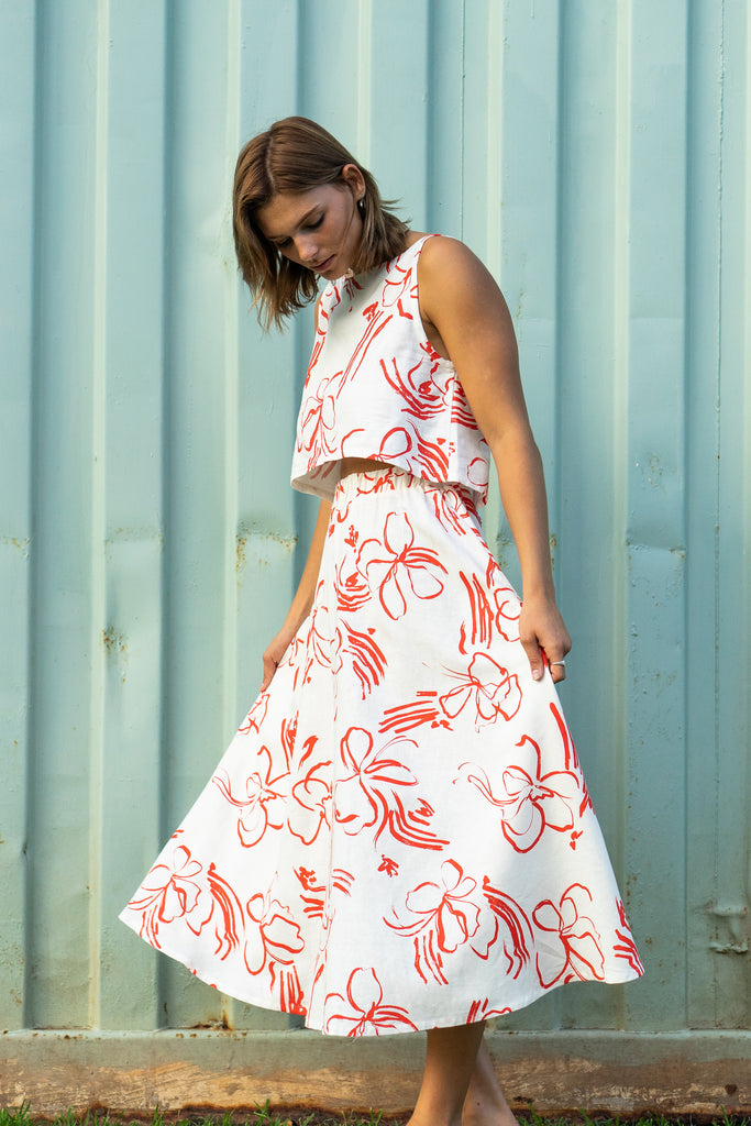Midi Skirt - 'Okika Cloth