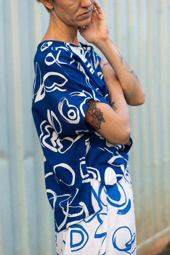 Kimono Sleeve Blouse - 'Okika Cloth