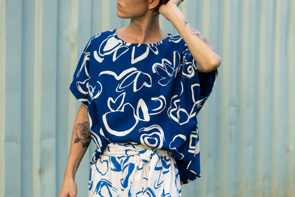 Kimono Sleeve Blouse - 'Okika Cloth