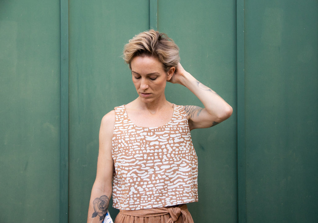 Crop Tank - 'Okika Cloth