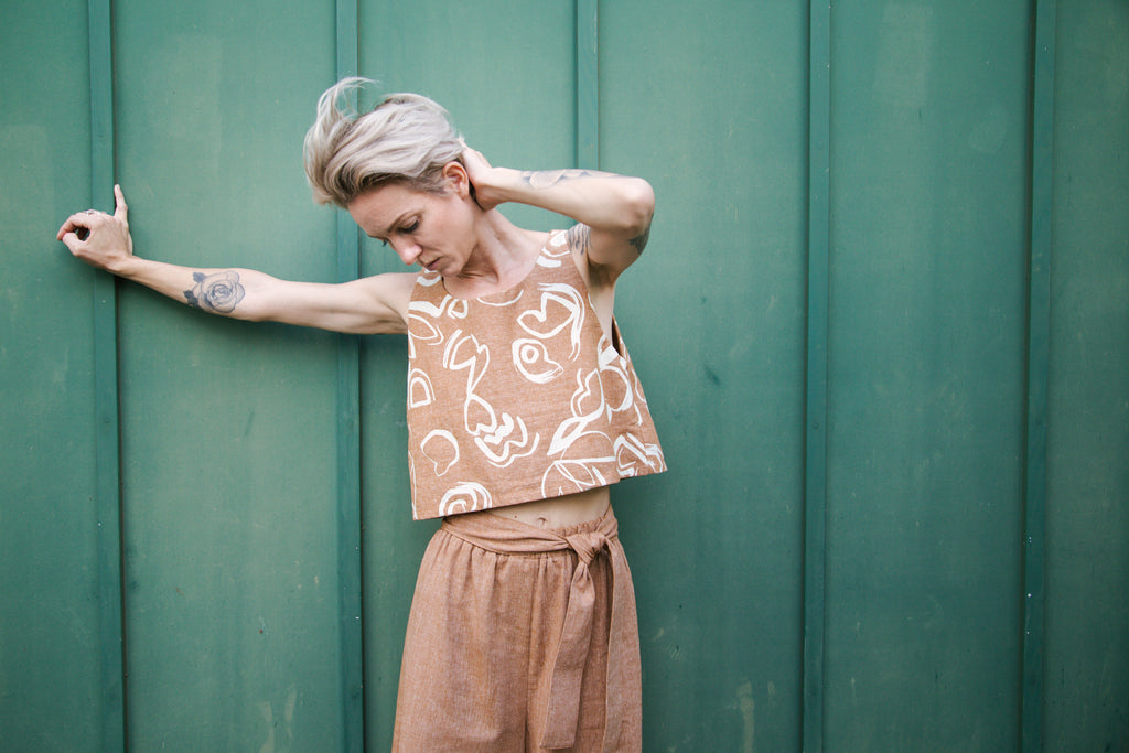 Crop Tank - 'Okika Cloth