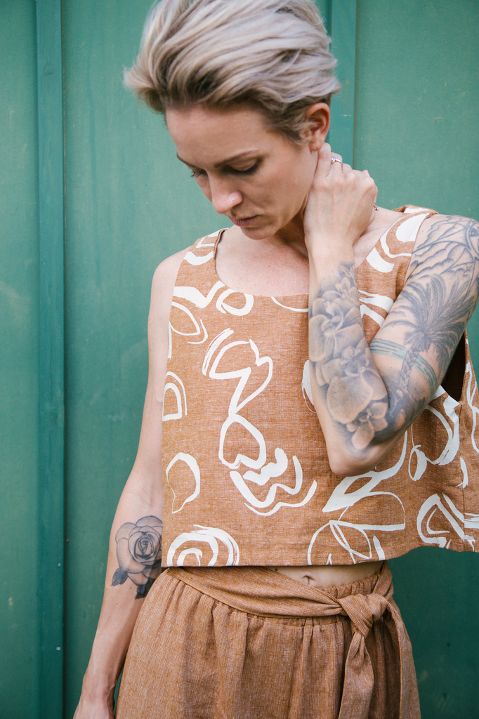 Crop Tank - 'Okika Cloth