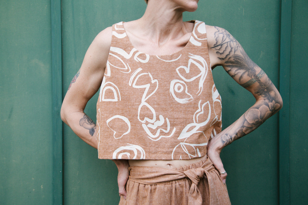 Crop Tank - 'Okika Cloth