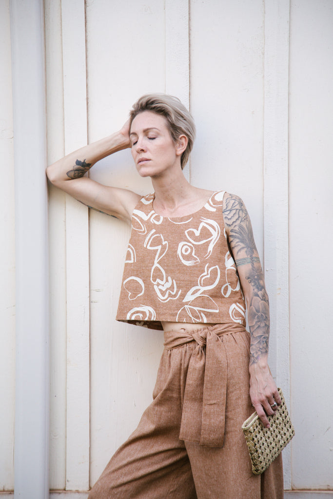 Crop Tank - 'Okika Cloth