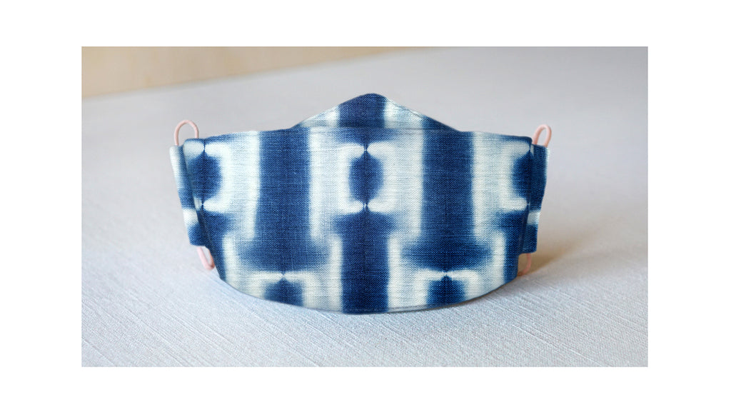Origami Face Mask - Indigo - 'Okika Cloth