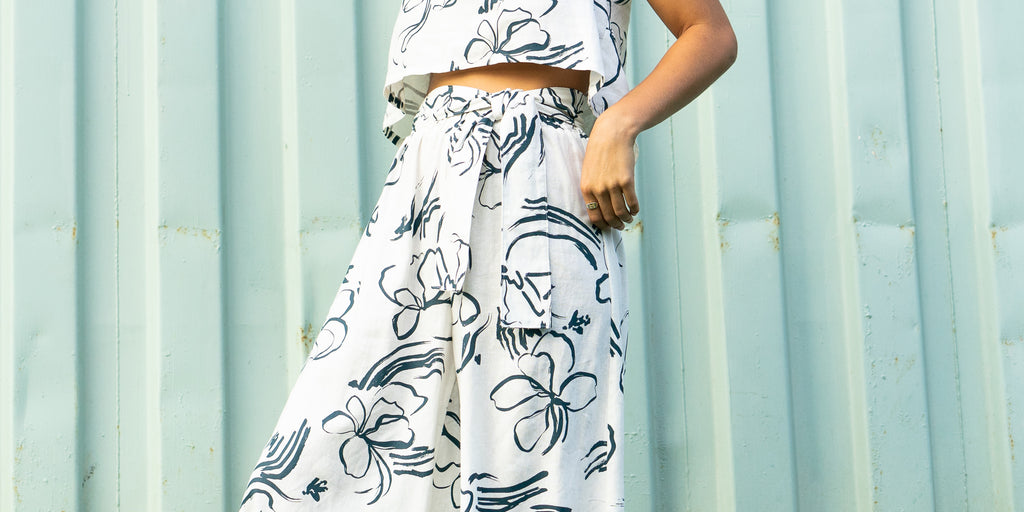 Tie Trouser - 'Okika Cloth
